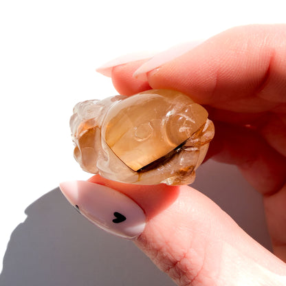 Lucky Golden Healer Manifesting Crystal Pi Xiu