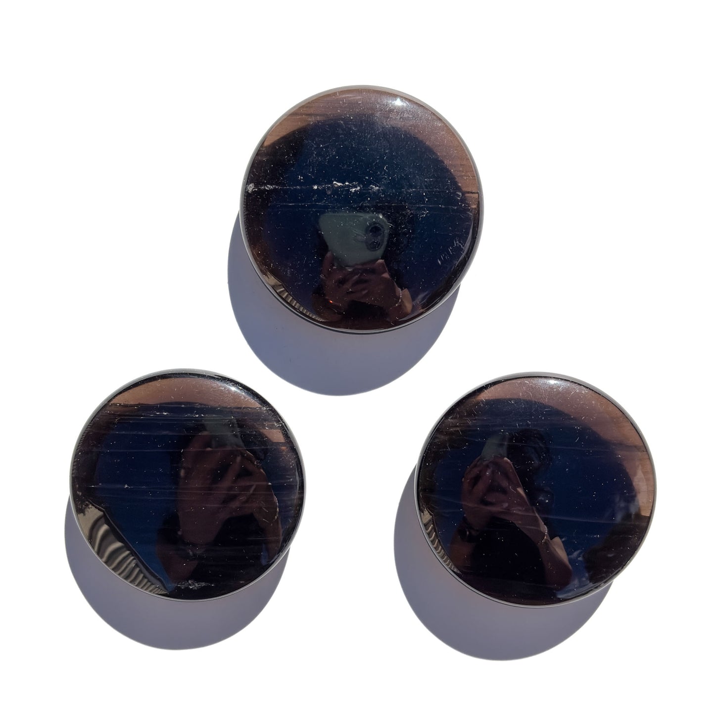 Midnight Lace Obsidian Crystal Palmstone