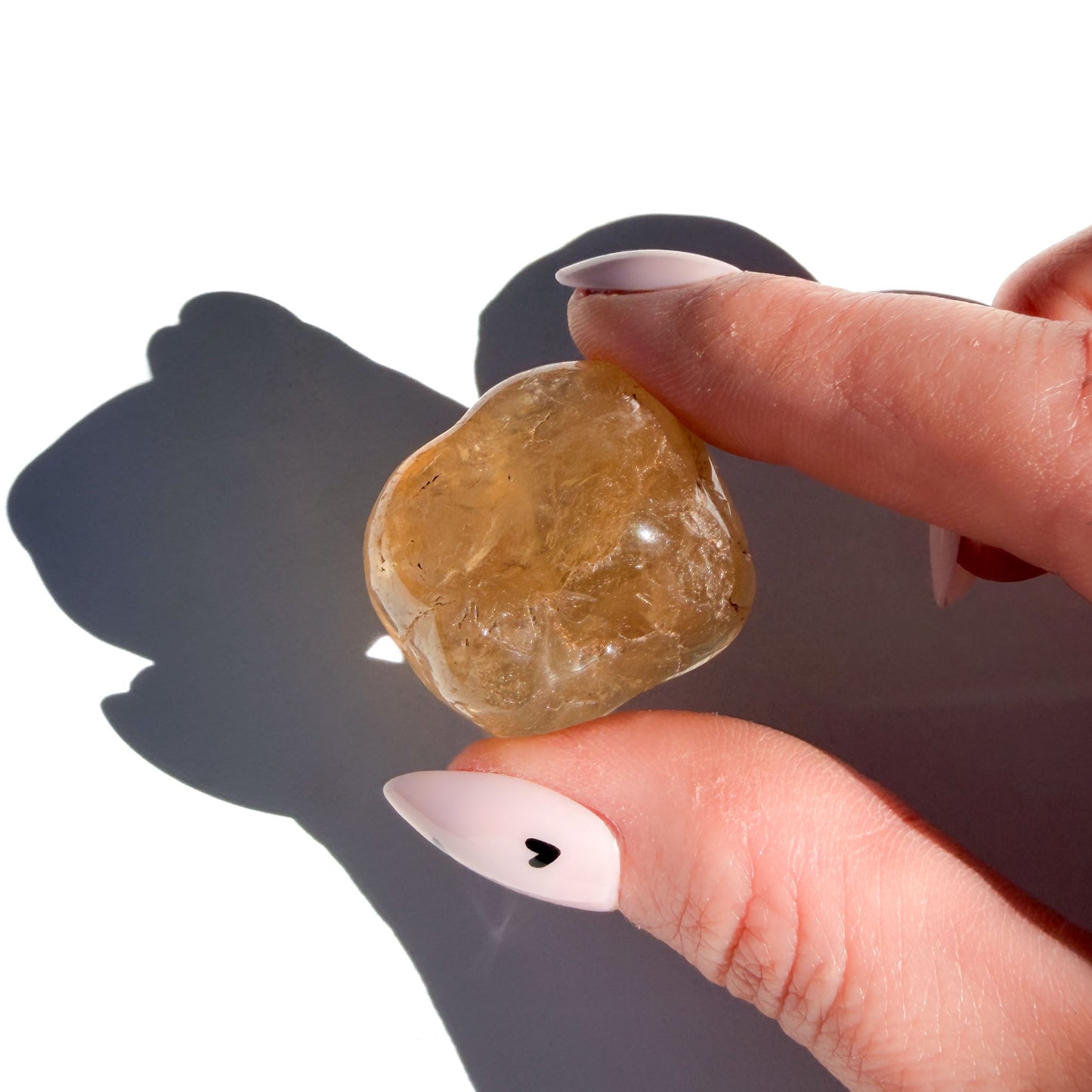 Natural Citrine Crystal Tumble: Pocket Success