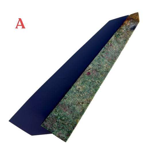 Ruby Zoisite Crystal Tower