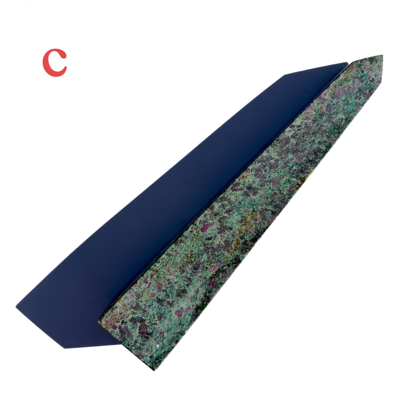 Ruby Zoisite Crystal Tower