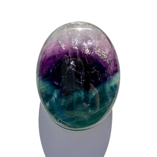 Rainbow Fluorite Small Crystal Palmstone