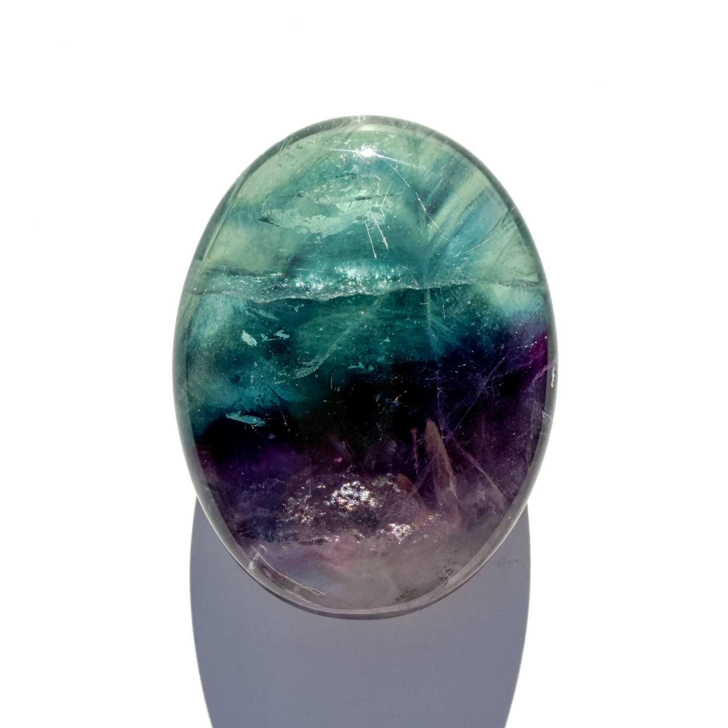 Rainbow Fluorite Small Crystal Palmstone