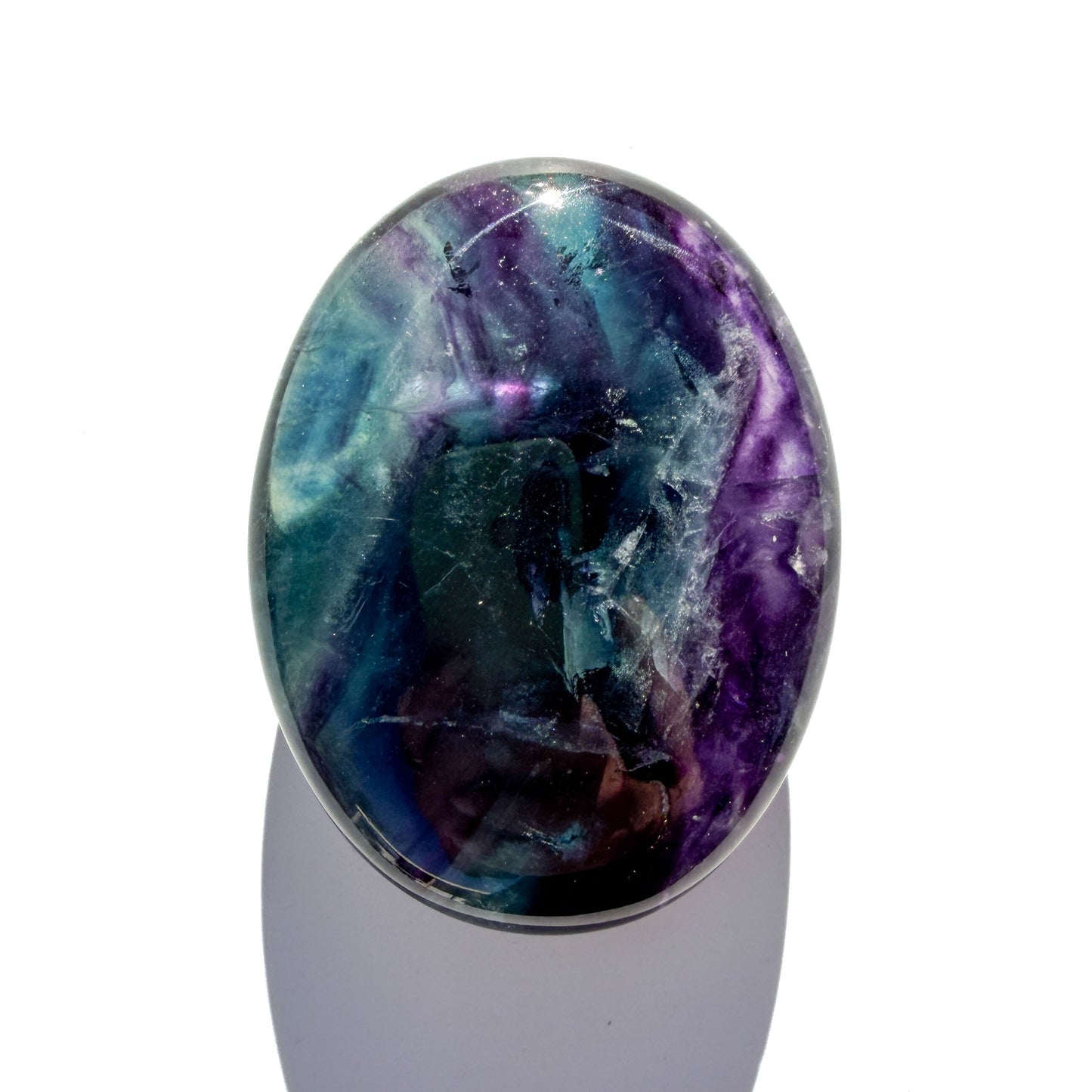 Rainbow Fluorite Small Crystal Palmstone