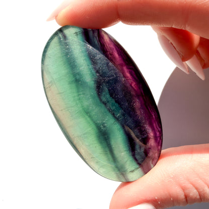 Rainbow Fluorite Small Crystal Palmstone