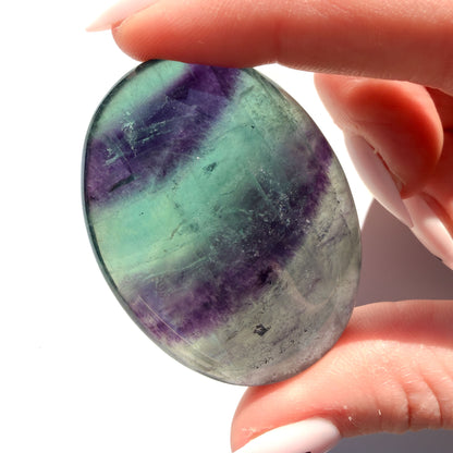 Rainbow Fluorite Small Crystal Palmstone
