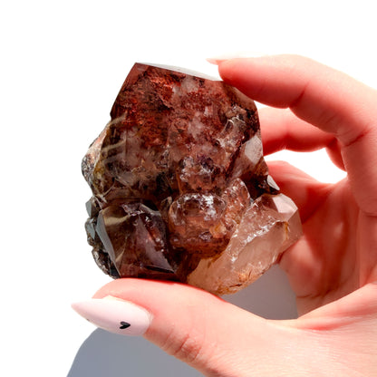 Red Phantom Quartz Crystal Freeform: Option A