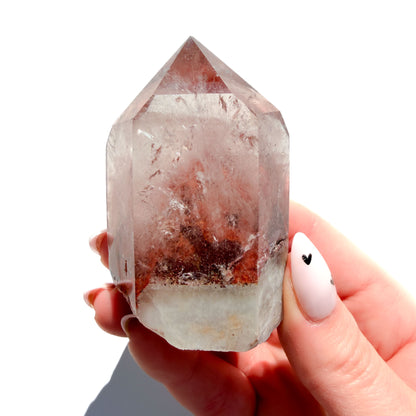 Red Phantom Quartz Crystal Freeform: Option B