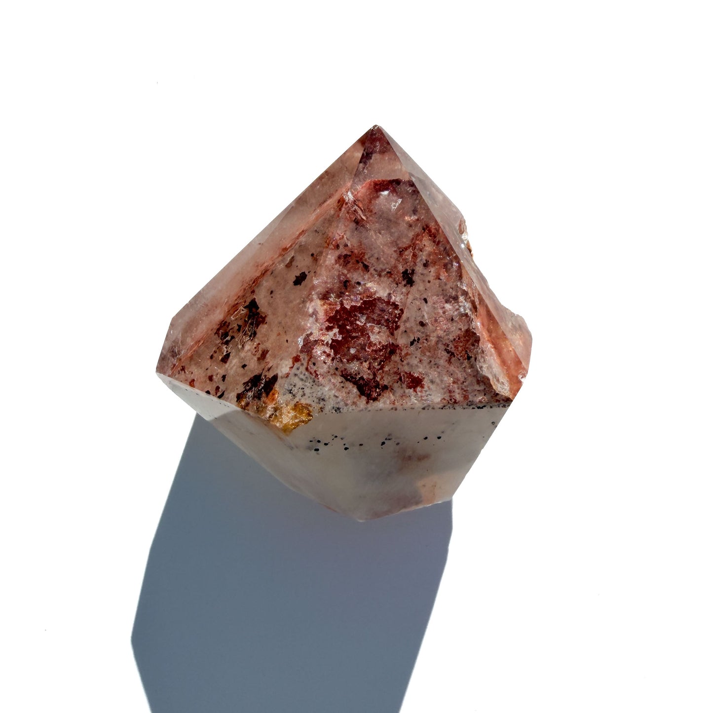 Red Phantom Quartz Crystal Freeform: Option C