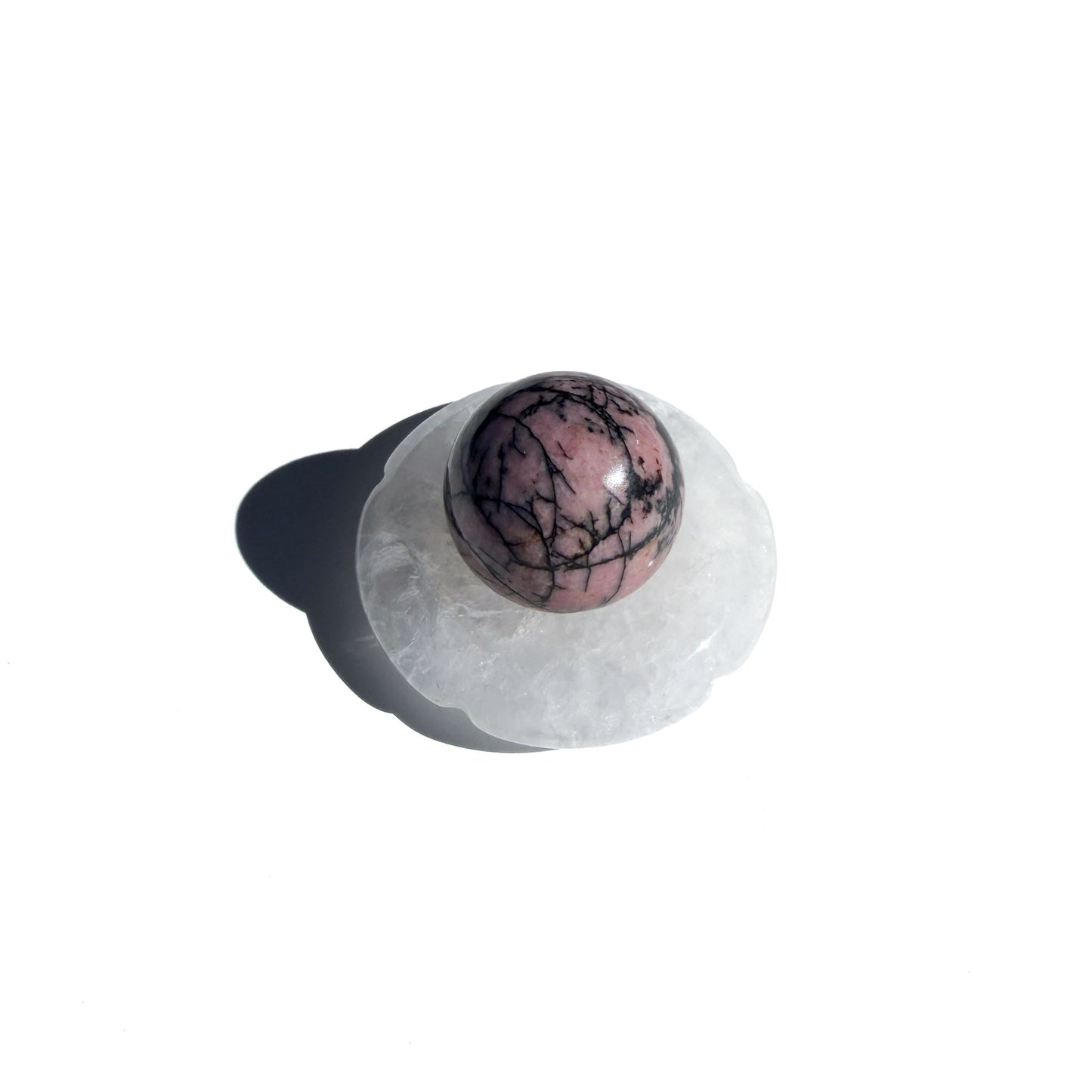 Rhodonite Mini Crystal Sphere