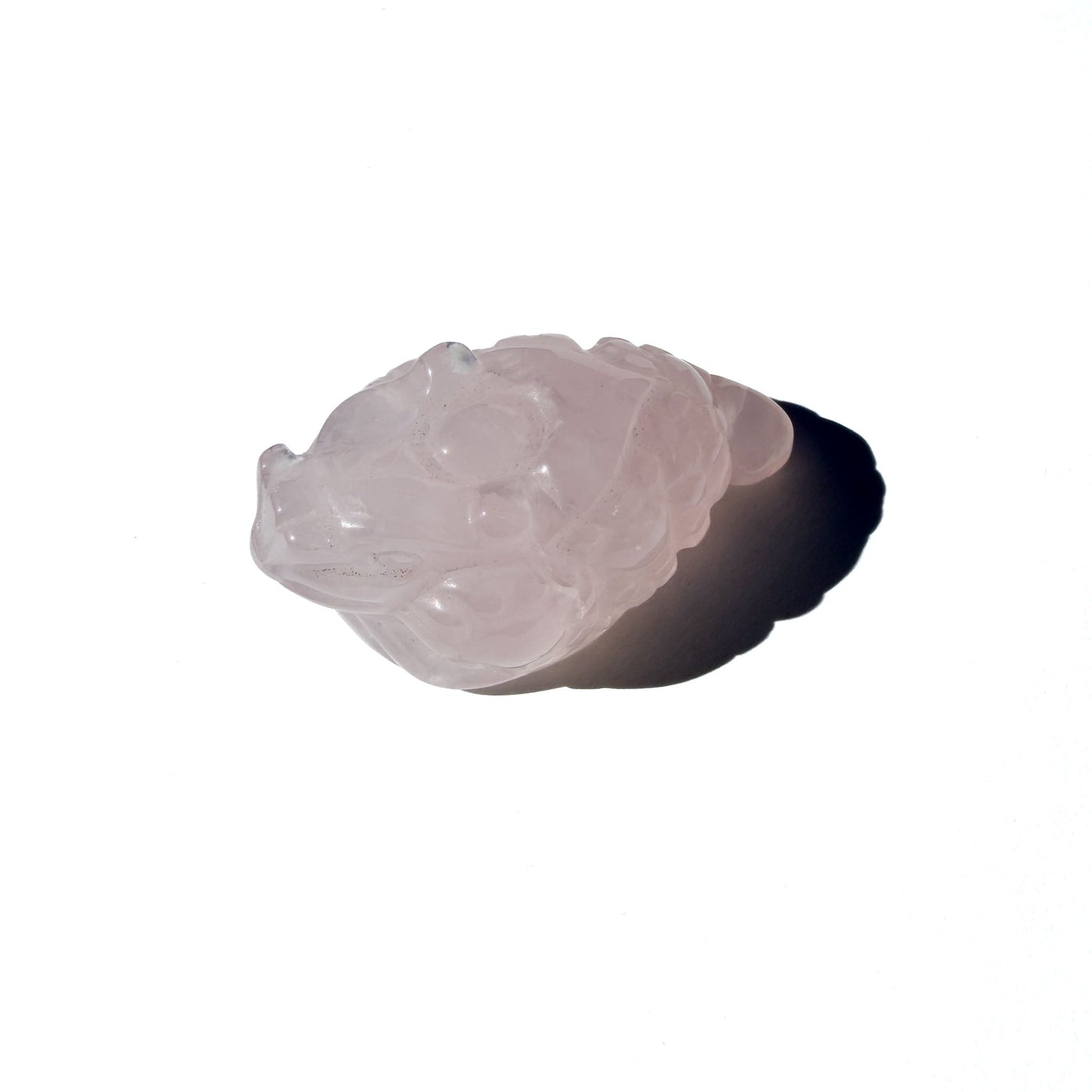 Rose Quartz Mini Crystal Money Toad: The Harmoniser