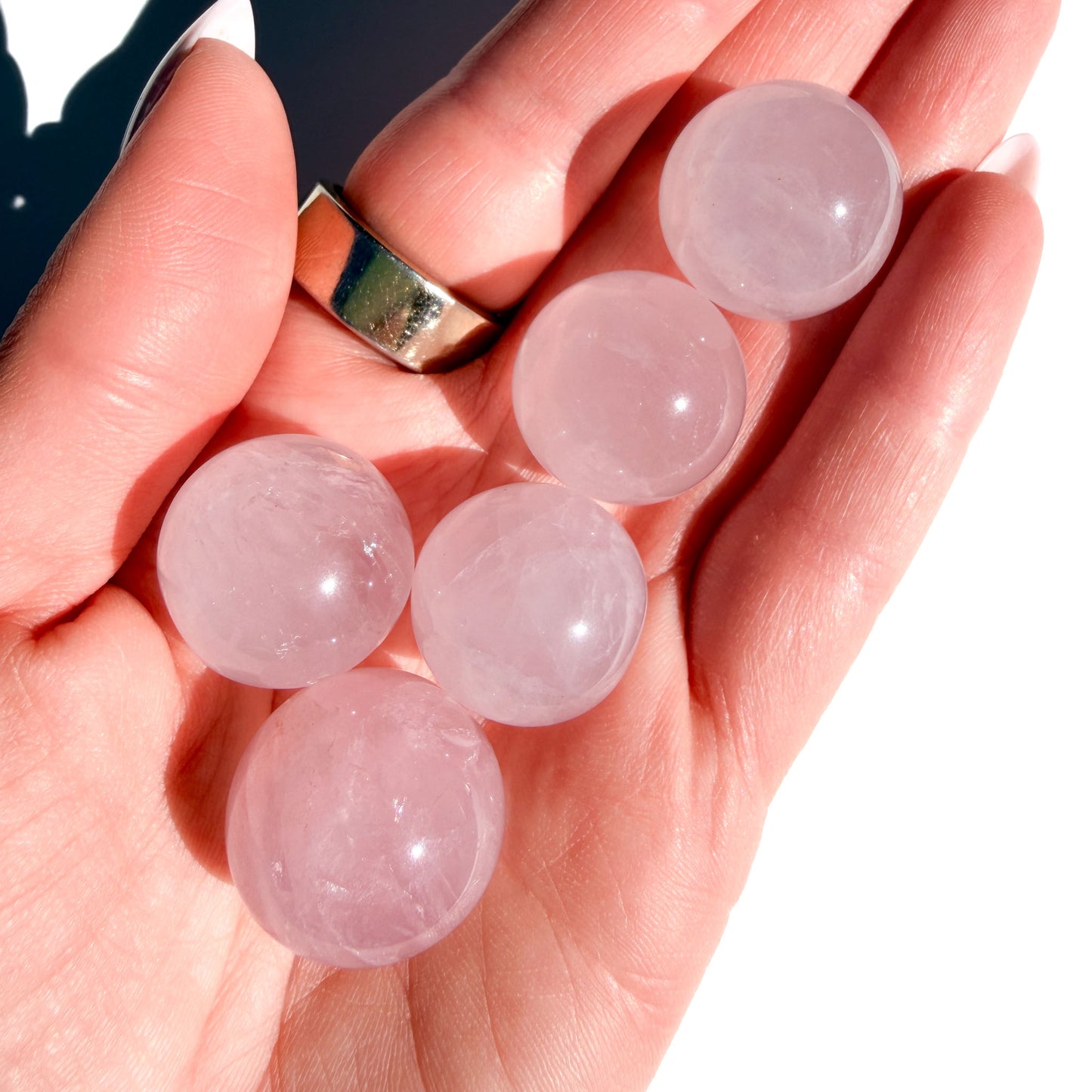 Rose Quartz Mini Crystal Sphere
