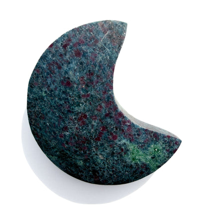 Ruby Zoisite & Blue Kyanite Crystal Moon: Option B