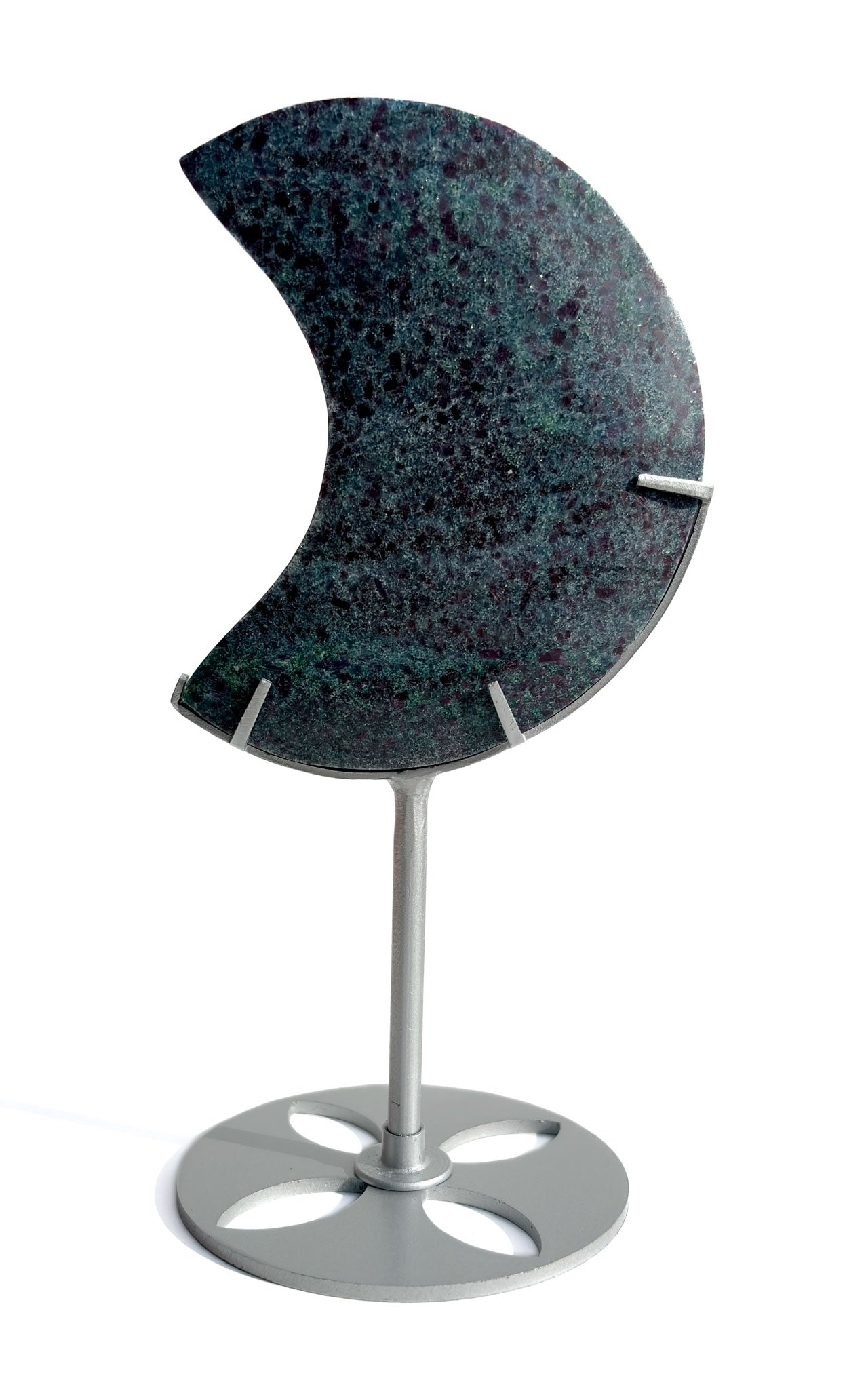 Ruby Zoisite & Blue Kyanite Crystal Moon: Option C
