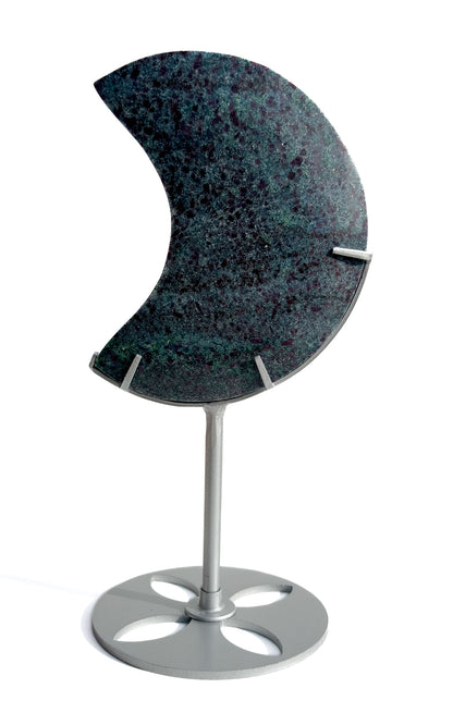 Ruby Zoisite & Blue Kyanite Crystal Moon: Option C