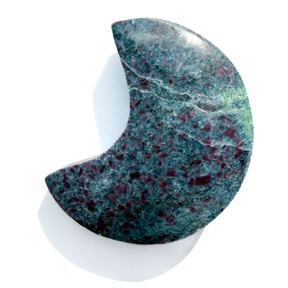 Ruby Zoisite & Blue Kyanite Crystal Moon: Option E