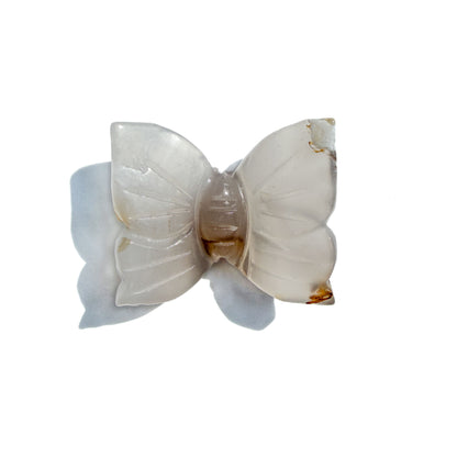 Sakura Flower Agate Crystal Butterfly