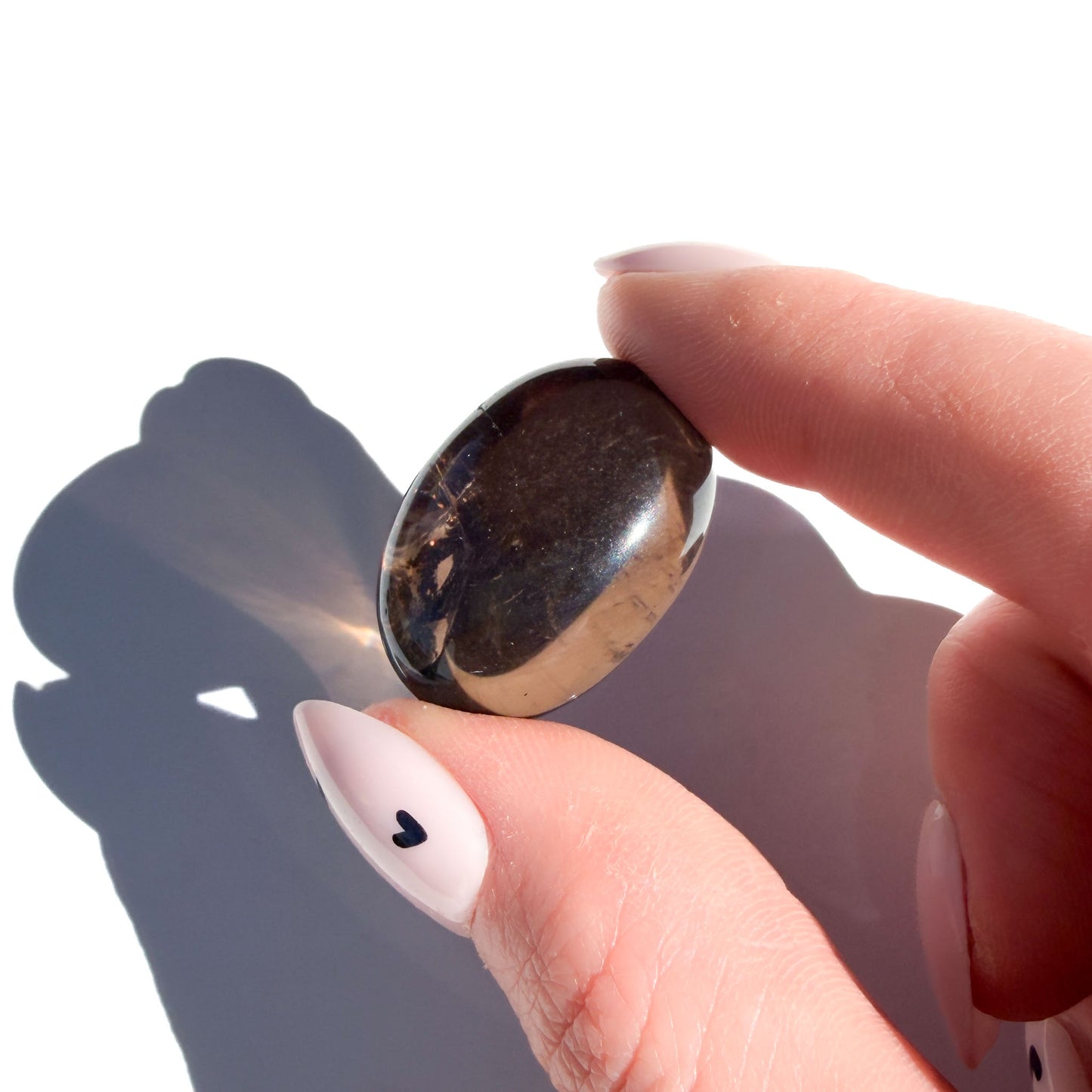 Smoky Quartz Crystal Tumble: Pocket Protector