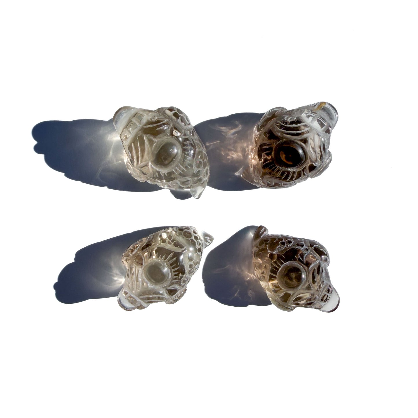 Smoky Quartz Mini Crystal Money Toad: The Guardian