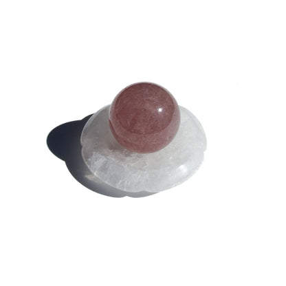 Strawberry Quartz Mini Crystal Sphere