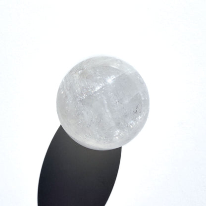 White Calcite Crystal Sphere
